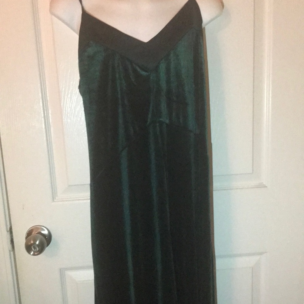 A.New.Day Velvet Slip Dress